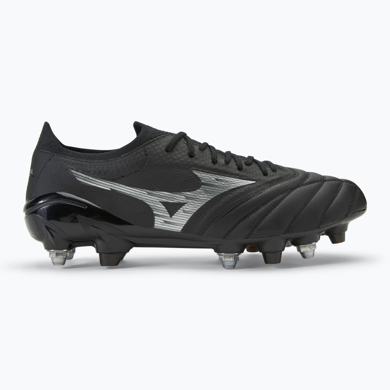 Кросівки футбольні чоловічі Mizuno Morelia Neo IV β Elite MIX black/galaxy silver 2