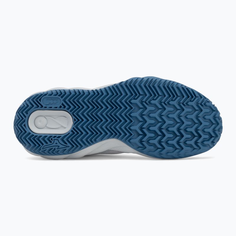 Кросівки тенісні жіночі Mizuno Wave Enforce Court CC white/ parisian blue/ plein air 4