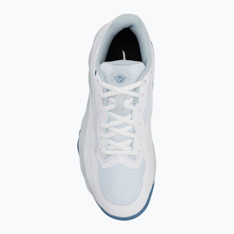 Кросівки тенісні жіночі Mizuno Wave Enforce Court CC white/ parisian blue/ plein air 5