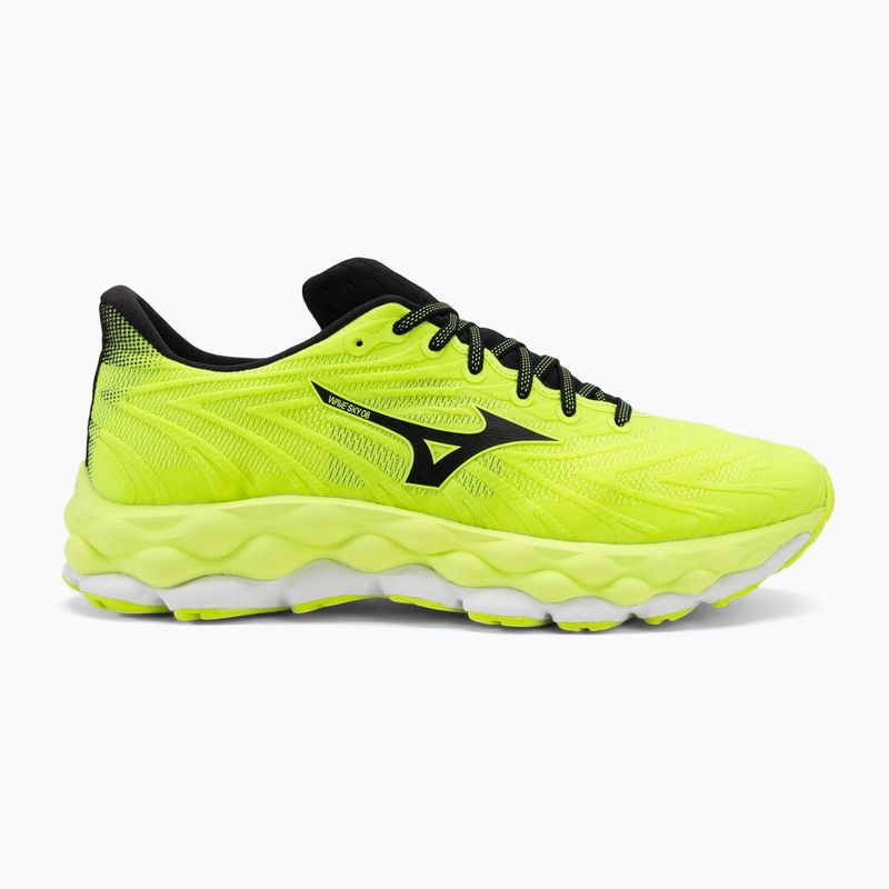 Кросівки для бігу чоловічі Mizuno Wave Sky 8 mizuno neo lime/black/white 2