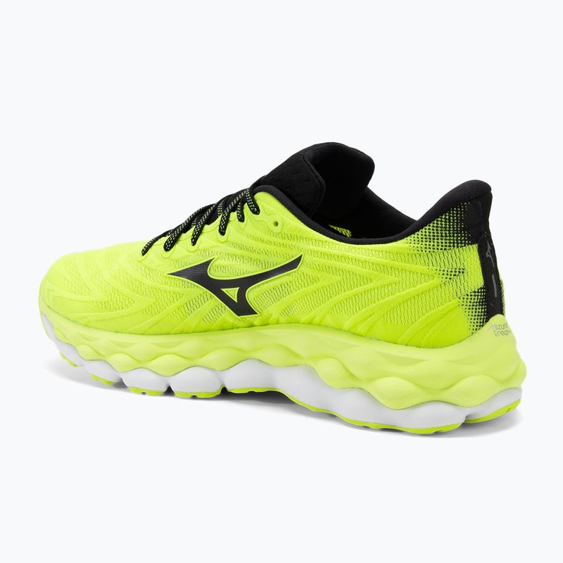 Кросівки для бігу чоловічі Mizuno Wave Sky 8 mizuno neo lime/black/white 3