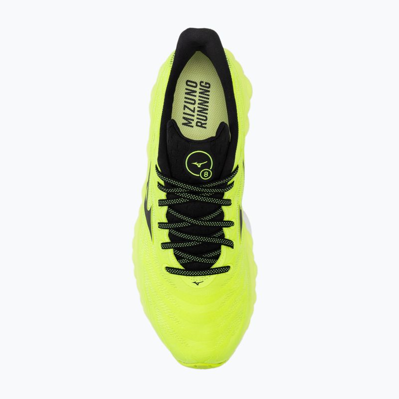 Кросівки для бігу чоловічі Mizuno Wave Sky 8 mizuno neo lime/black/white 5