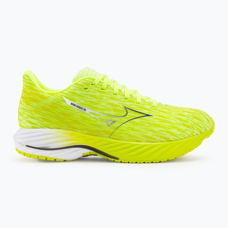 Кросівки для бігу чоловічі Mizuno Wave Rider 28 mizuno neo lime/black/acid lime 2