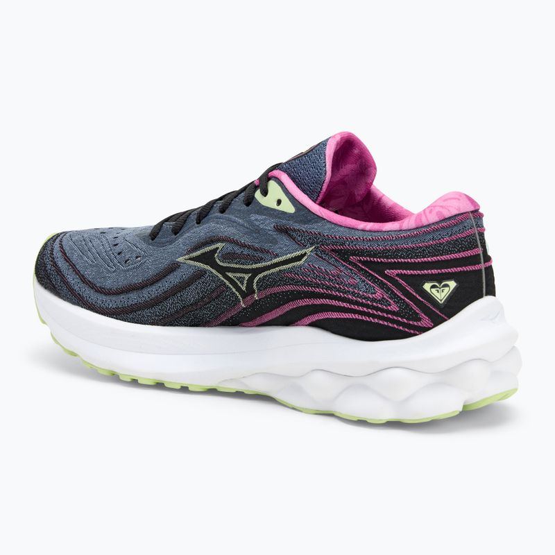 Кросівки для бігу жіночі Mizuno Wave Skyrise 5 Roxy wild wind/black/rosebud 3