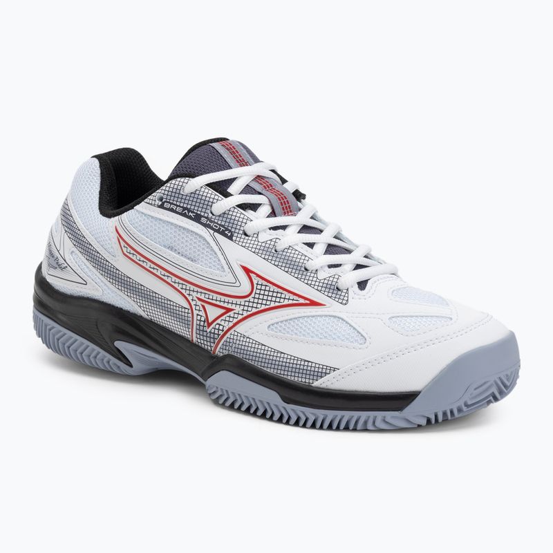 Кросівки для паделю чоловічі Mizuno Break Shot 4 Padel white/salsa/aleutian