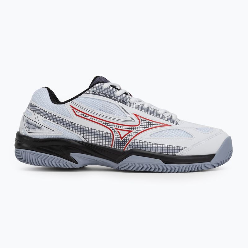 Кросівки для паделю чоловічі Mizuno Break Shot 4 Padel white/salsa/aleutian 2