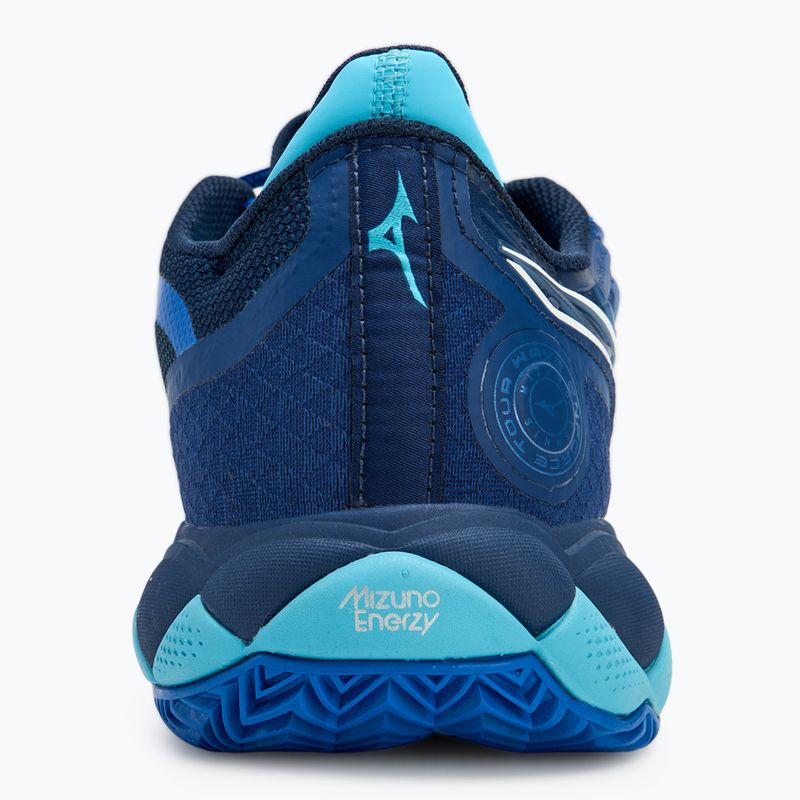 Кросівки для тенісу чоловічі Mizuno Wave Enforce Tour CC mugen blue/white/river blue 6
