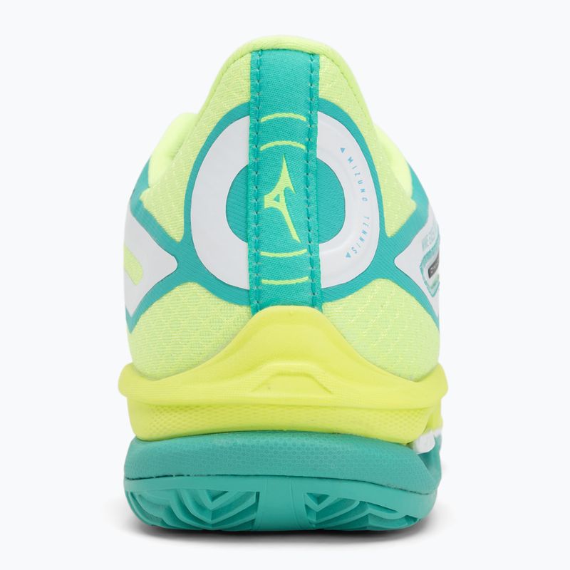 Кросівки тенісні жіночі Mizuno Wave Exceed Tour 6 CC W white/black/mizuno neo lime 6