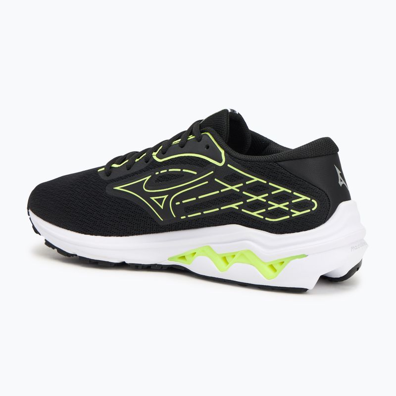 Кросівки для бігу чоловічі Mizuno Wave Equate 8 black/white/mizuno neo lime 3