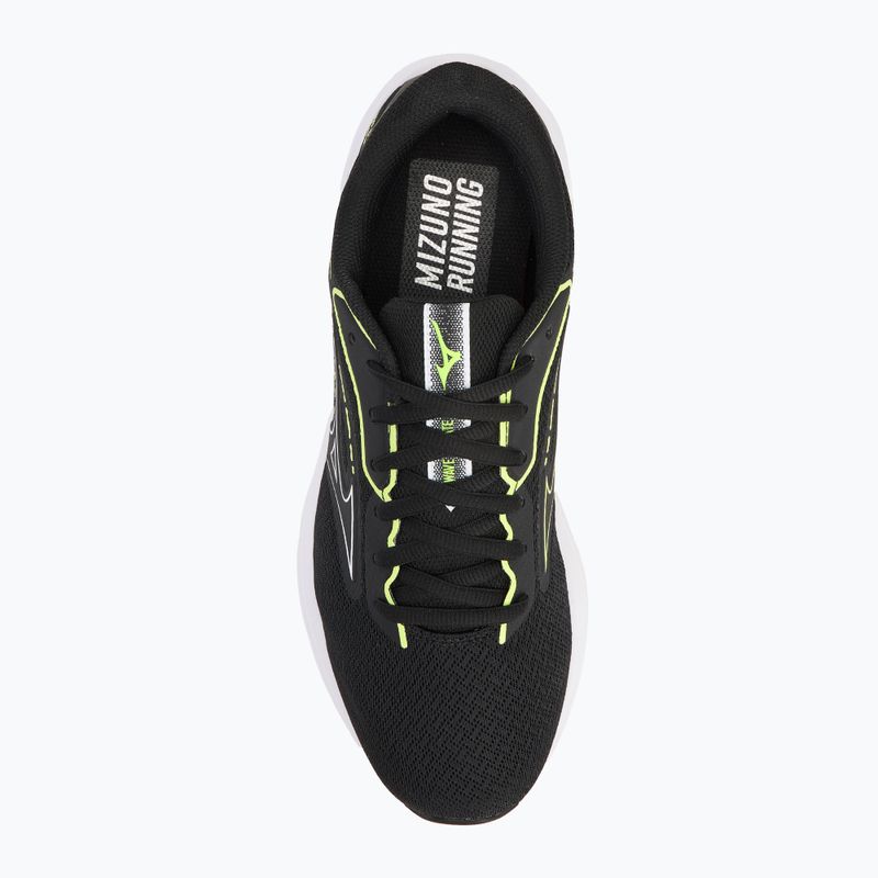 Кросівки для бігу чоловічі Mizuno Wave Equate 8 black/white/mizuno neo lime 5