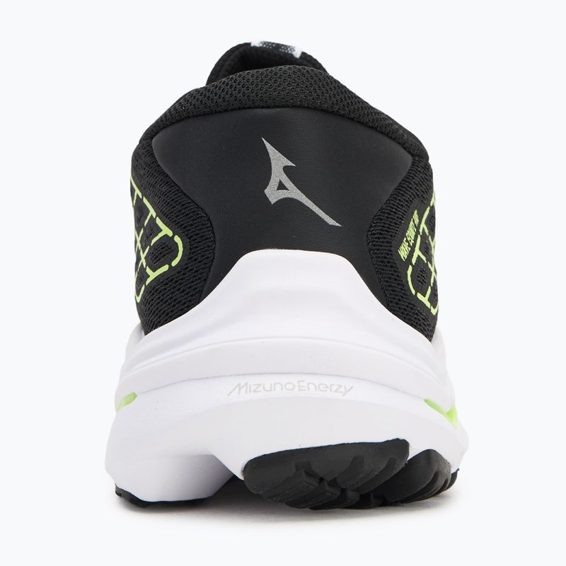 Кросівки для бігу чоловічі Mizuno Wave Equate 8 black/white/mizuno neo lime 6