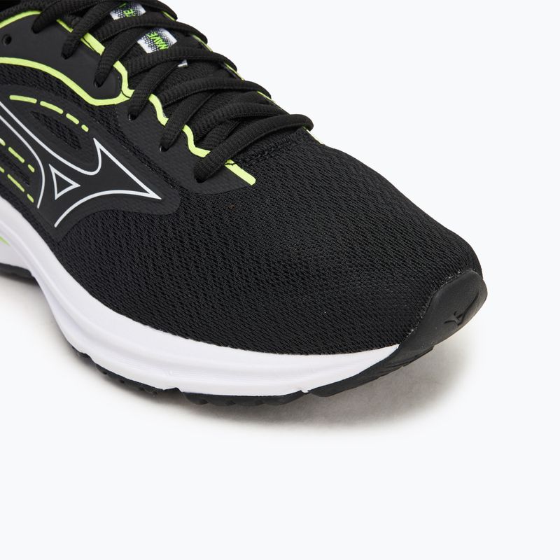 Кросівки для бігу чоловічі Mizuno Wave Equate 8 black/white/mizuno neo lime 7