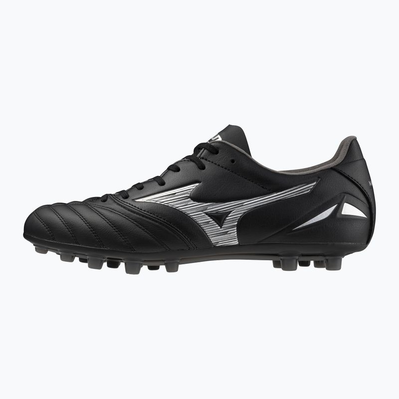 Кросівки футбольні чоловічі Mizuno Morelia Neo IV Pro AG black/galaxy silver