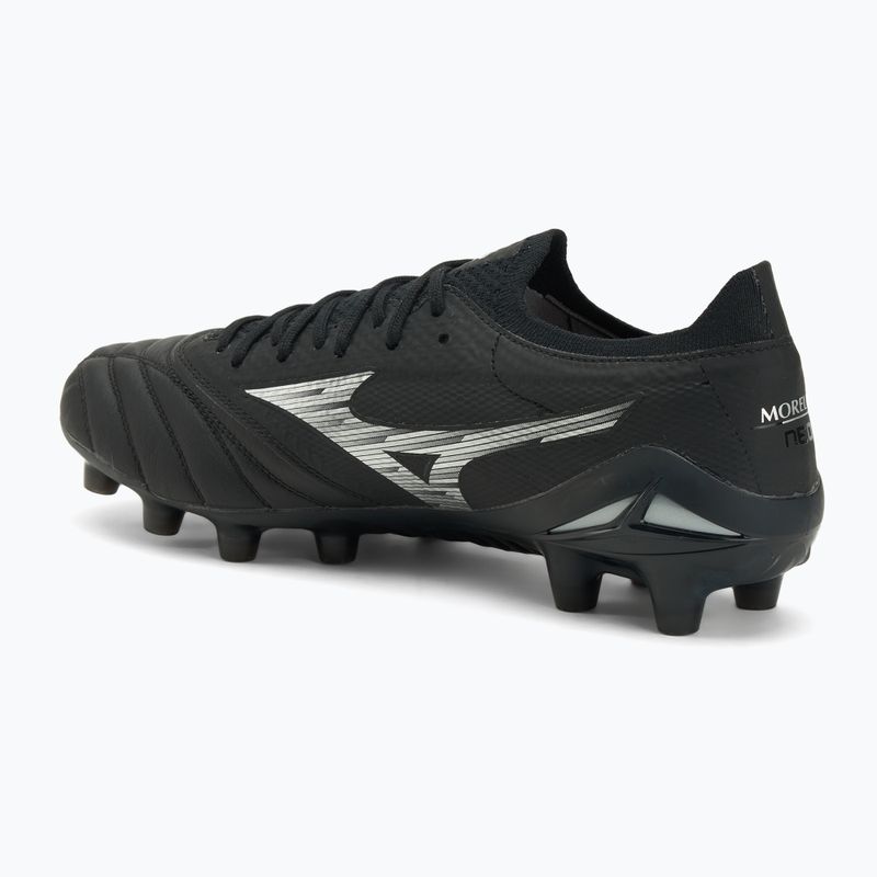 Кросівки футбольні Mizuno Morelia Neo IV β Elite FG black/galaxy silver/black 3