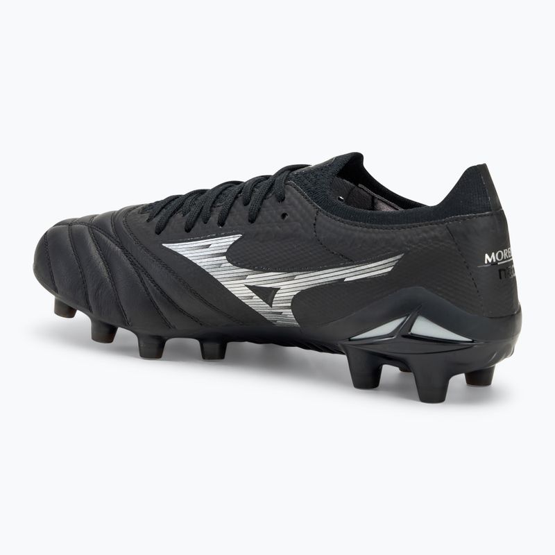 Кросівки футбольні чоловічі Mizuno Morelia Neo IV β Elite FG black/galaxy silver 3