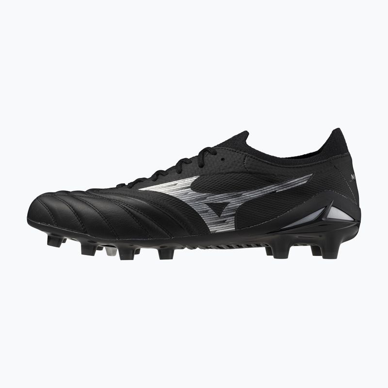 Кросівки футбольні чоловічі Mizuno Morelia Neo IV β Elite FG black/galaxy silver 8