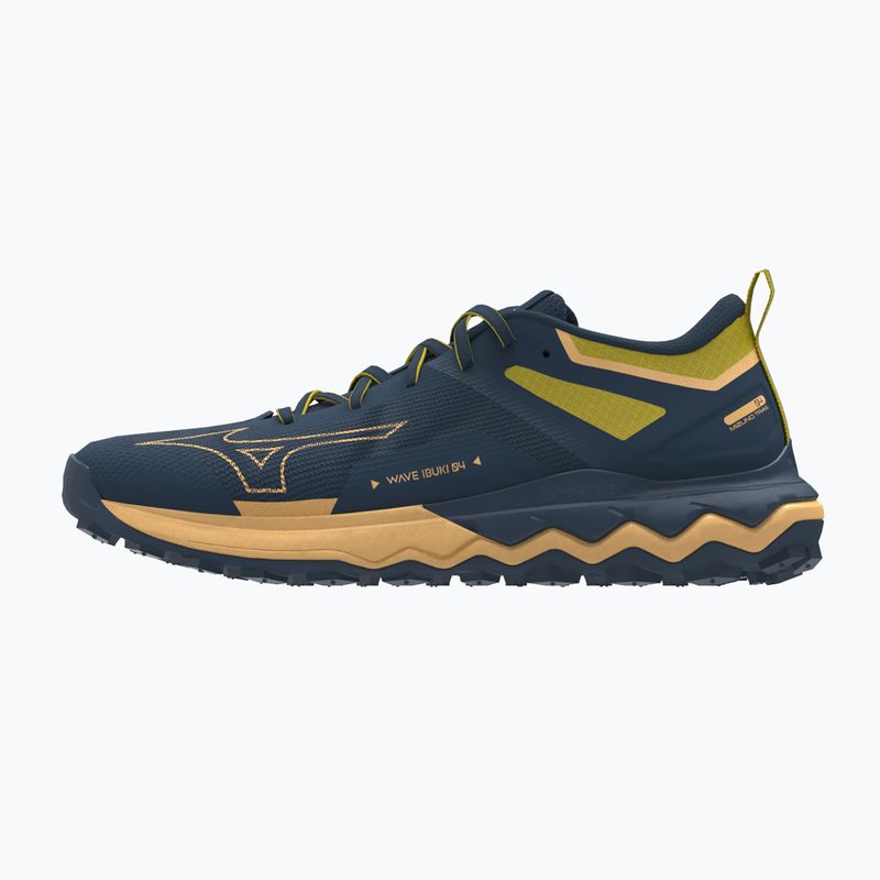 Кросівки для бігу чоловічі Mizuno Wave Ibuki 4 blue wing teal/flax/quince 8