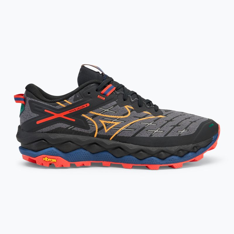 Чоловічі бігові кросівки Mizuno Wave Mujin 10 чорний/абрикос/пряний помаранчевий 2