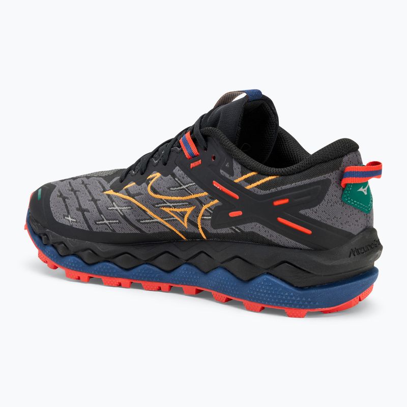 Чоловічі бігові кросівки Mizuno Wave Mujin 10 чорний/абрикос/пряний помаранчевий 3