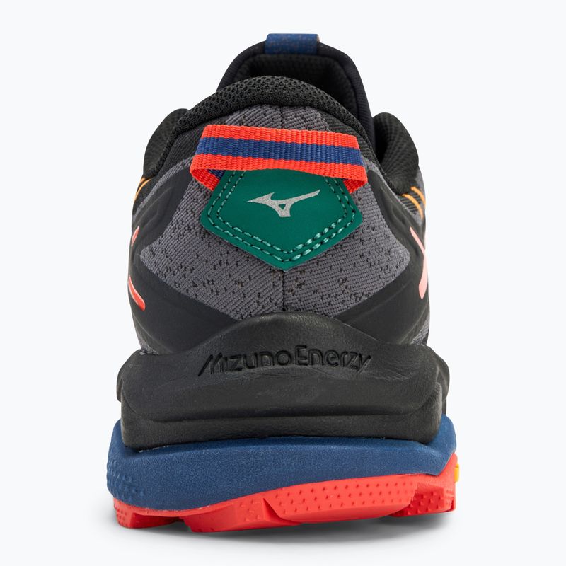 Чоловічі бігові кросівки Mizuno Wave Mujin 10 чорний/абрикос/пряний помаранчевий 6