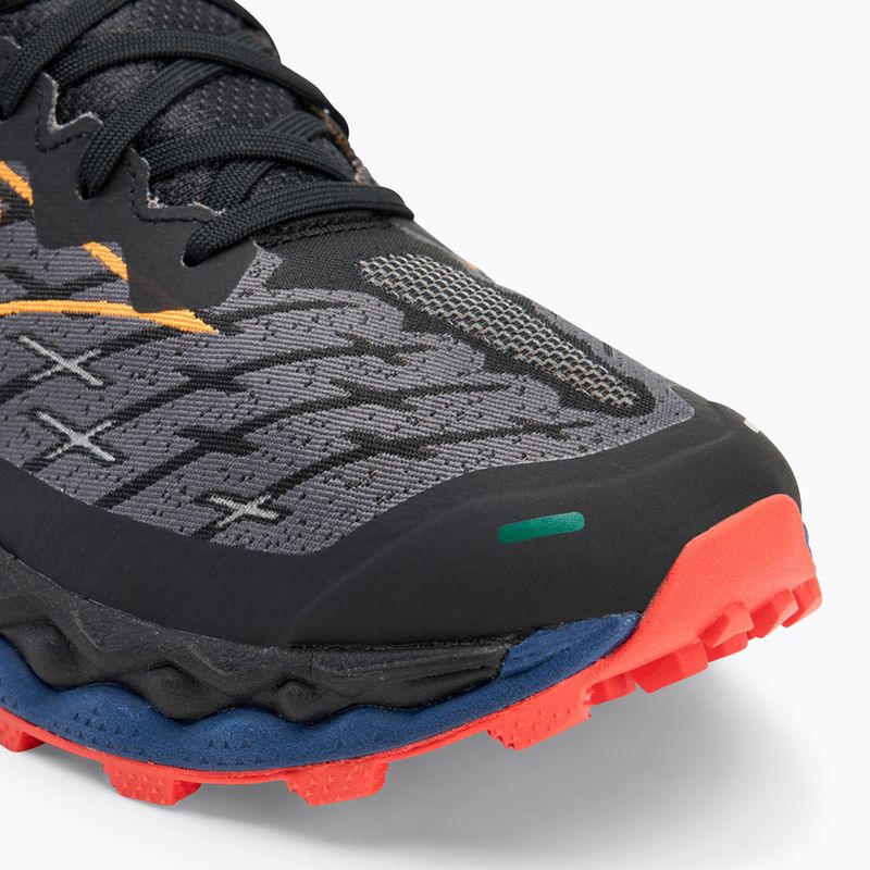 Чоловічі бігові кросівки Mizuno Wave Mujin 10 чорний/абрикос/пряний помаранчевий 7