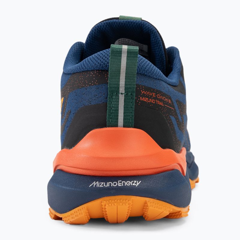 Чоловічі бігові кросівки Mizuno Wave Daichi 8 estate blue/apricot/spicy orange 6