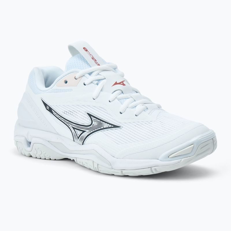 Кросівки для гандболу жіночі Mizuno Wave Stealth 6 white/aleutian/cloud pink