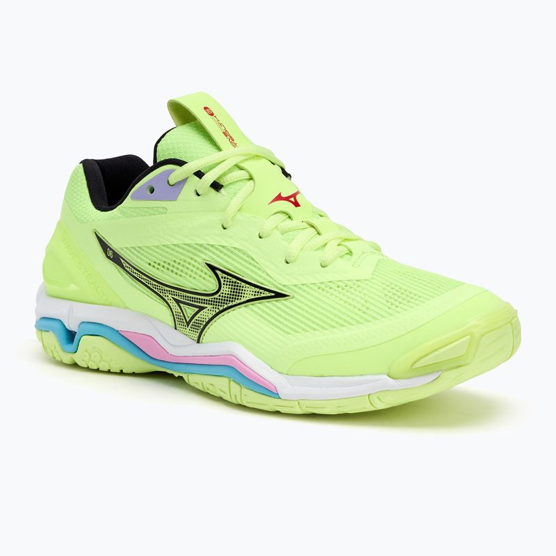 Кросівки для гандболу чоловічі Mizuno Wave Stealth 6 neo lime/black/splish splash