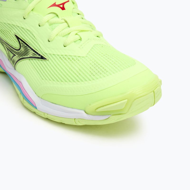 Кросівки для гандболу чоловічі Mizuno Wave Stealth 6 neo lime/black/splish splash 7