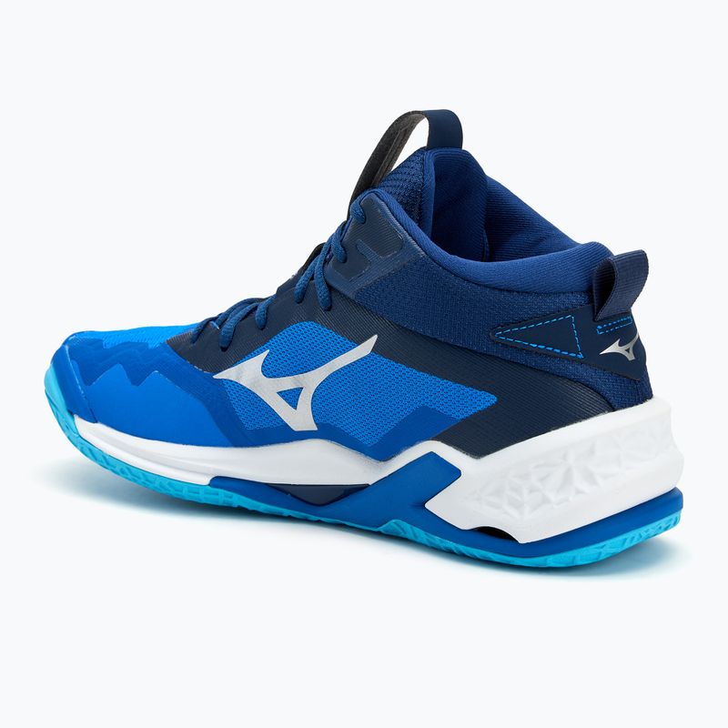 Кросівки для гандболу чоловічі Mizuno Wave Stealth Neo 2 Mid mugen blue/white/estate blue 3