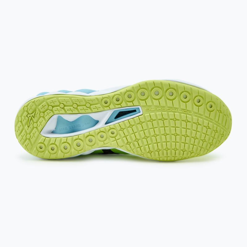 Кросівки волейбольні чоловічі Mizuno Wave Luminous 3 neo lime/black/splish splash 4
