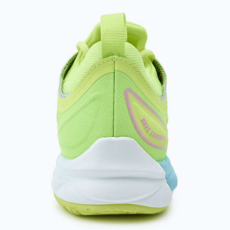 Кросівки волейбольні чоловічі Mizuno Wave Luminous 3 neo lime/black/splish splash 6