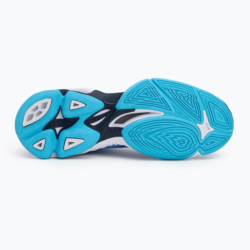 Кросівки для волейболу Mizuno Wave Voltage 2 Mid mugen blue/white/estate blue 4