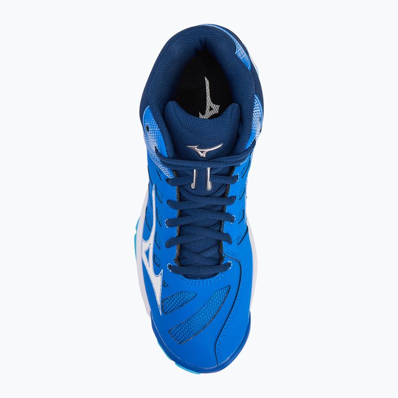 Кросівки для волейболу Mizuno Wave Voltage 2 Mid mugen blue/white/estate blue 5