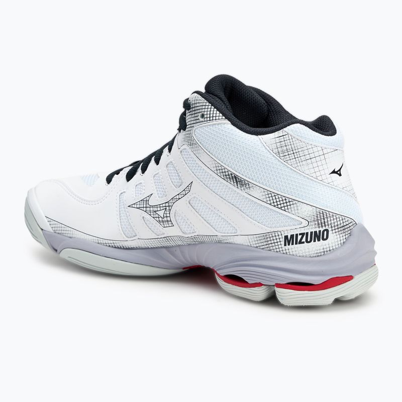 Кросівки волейбольні чоловічі Mizuno Wave Voltage 2 Mid white/salsa/black 3