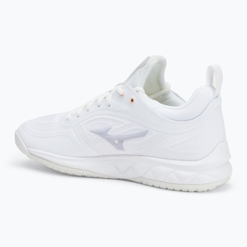 Кросівки для волейболу жіночі Mizuno Wave Luminous 3 white/aleutian/cloud pink 3