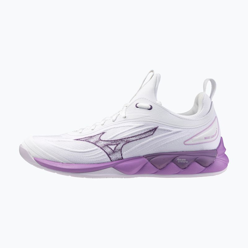 Кросівки волейбольні жіночі Mizuno Wave Luminous 3 white/patrician purple/quince 8