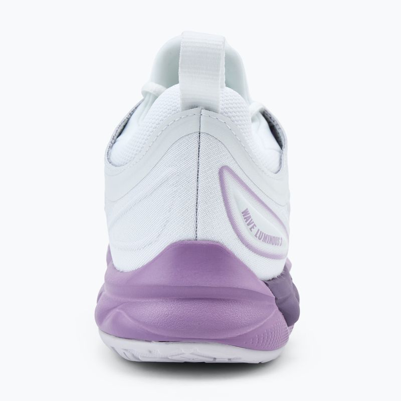 Кросівки волейбольні жіночі Mizuno Wave Luminous 3 white/patrician purple/quince 6