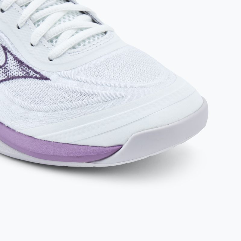 Кросівки волейбольні жіночі Mizuno Wave Luminous 3 white/patrician purple/quince 7