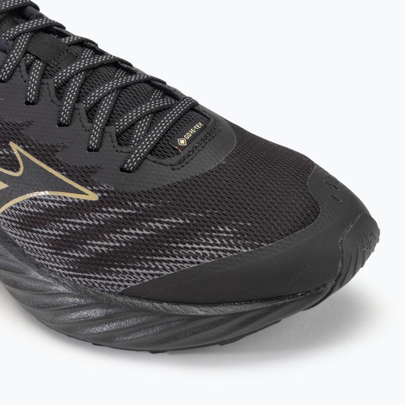 Кросівки для бігу чоловічі Mizuno Wave Rider GTX 2 black/golden halo/quiet shade 7