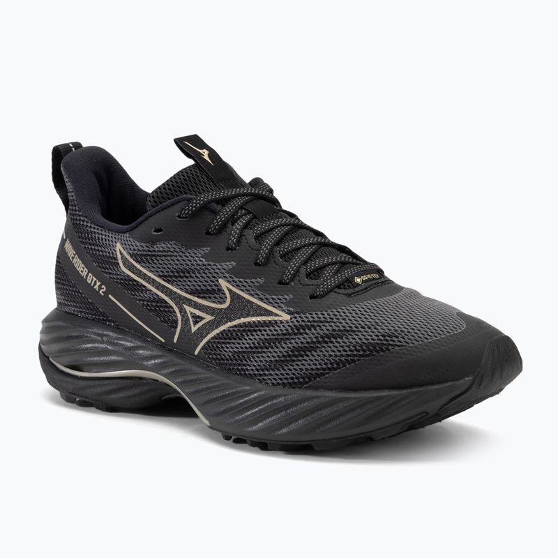 Кросівки для бігу жіночі Mizuno Wave Rider GTX 2 iron gate/ge gold/black