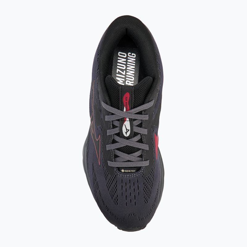 Кросівки для бігу жіночі Mizuno Wave Serene GTX ebony/rumba red/black 5