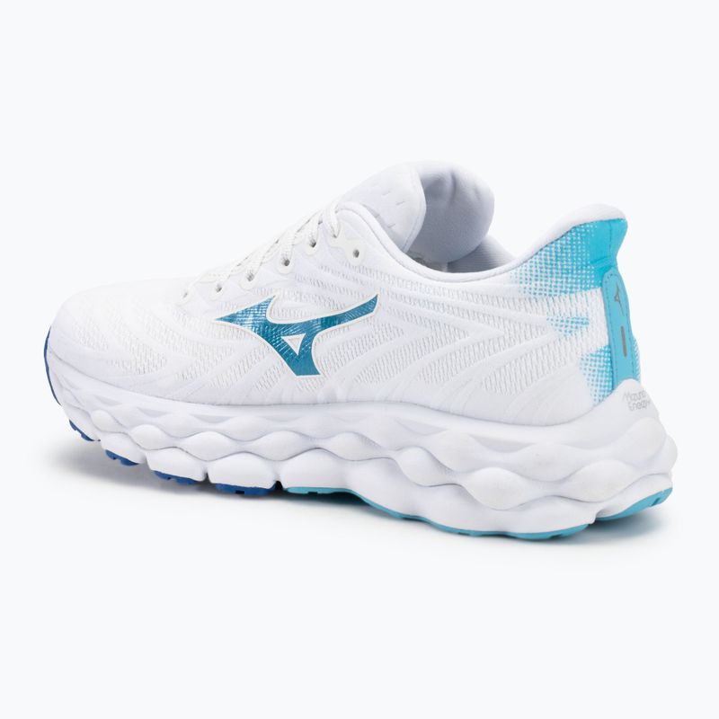 Кросівки для бігу жіночі Mizuno Wave Sky 8 white/laser blue/mugen blue 3