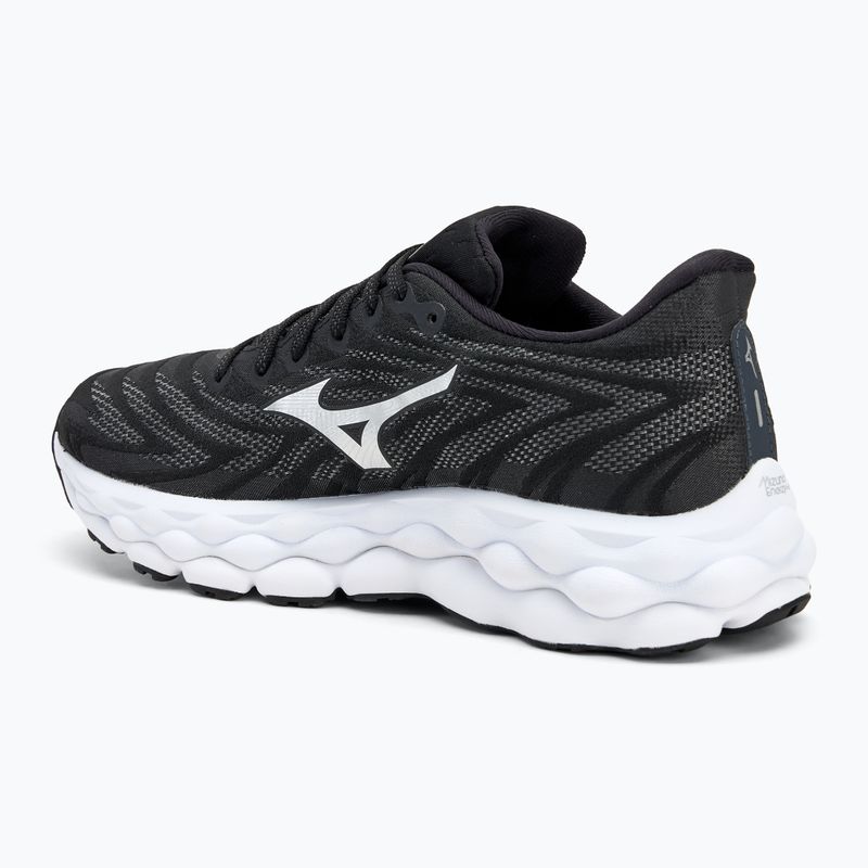 Кросівки для бігу жіночі Mizuno Wave Sky 8 black/silver/white 3