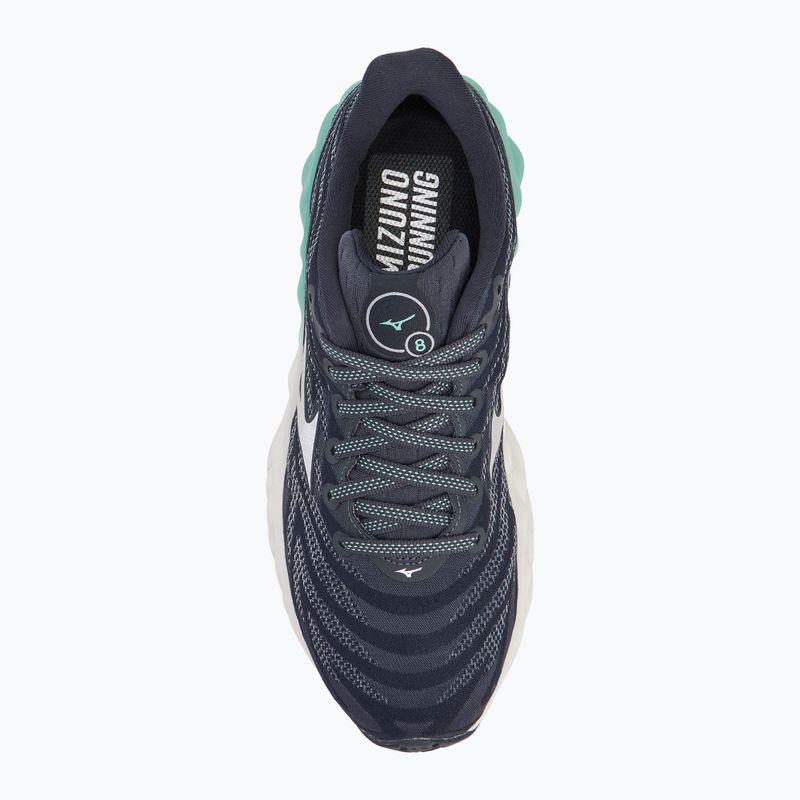 Кросівки для бігу жіночі Mizuno Wave Sky 8 india ink/neo silver/dusty jade green 5