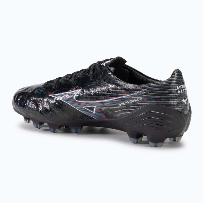 Кросівки футбольні чоловічі Mizuno α Pro FG black/ignition red/801 c 3