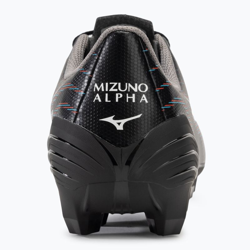 Кросівки футбольні чоловічі Mizuno α Select FG black/ignition red/801 c 6