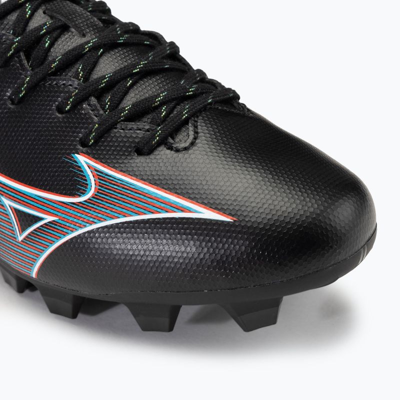 Кросівки футбольні чоловічі Mizuno α Select FG black/ignition red/801 c 7