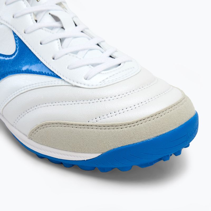 Кросівки футбольні чоловічі Mizuno Morelia Sala Elite TF white/laser blue/gold 7