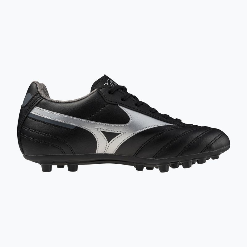 Кросівки футбольні дитячі Mizuno Morelia II Club AG black/galaxy silver/dark shadow 2
